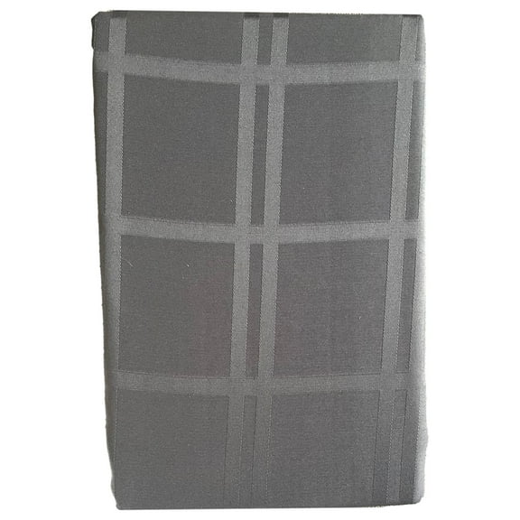 Origins Charcoal Gray Microfiber Tablecloth 90 inch Round
