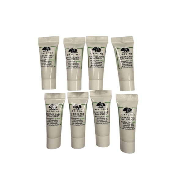 Origins Checks and Balances Polishing Face Scrub with Tourmaline 0.17 fl. oz / 5 ml Total 8 Pack