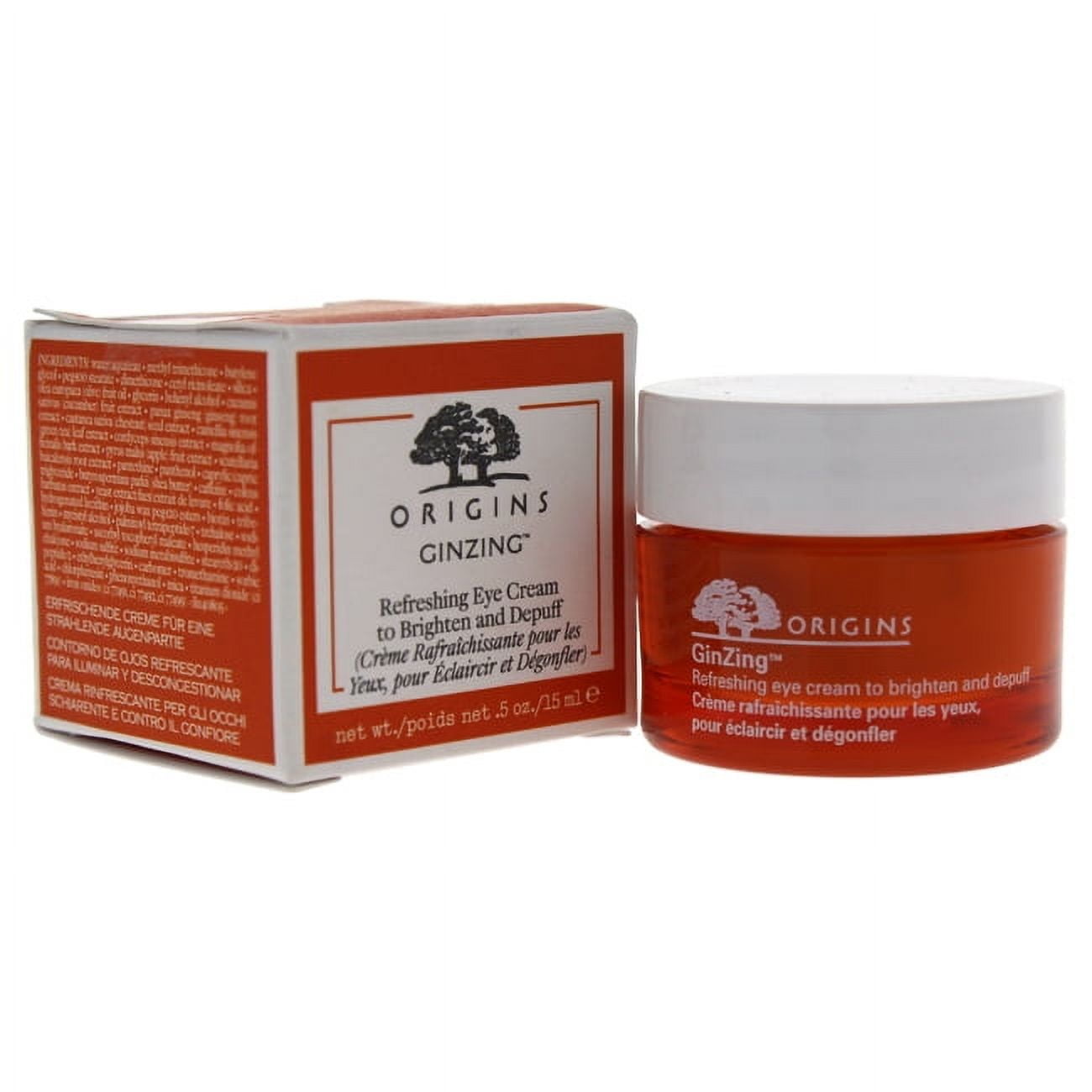 Origins GinZing Refreshing Eye Cream To Brighten and Depuff 0.5 oz