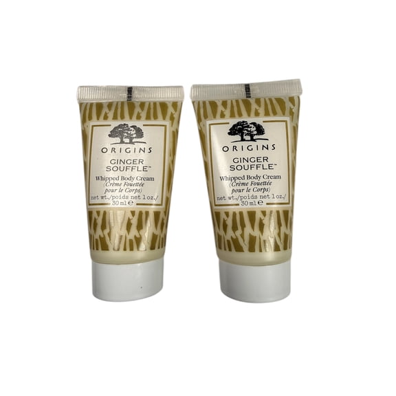 Origins Ginger Souffle Whipped Body Cream 1.0 Ounce Total 2 Pack