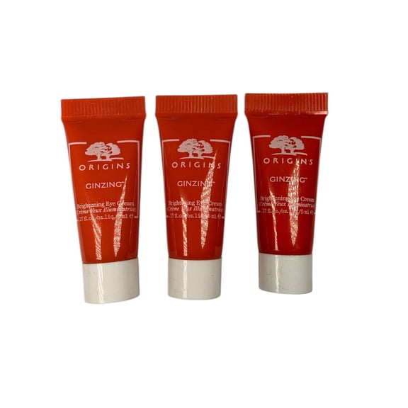 Origins Ginzing Brightening Eye Cream 0.17 fl. oz. / 5 ml Total 3 Pack