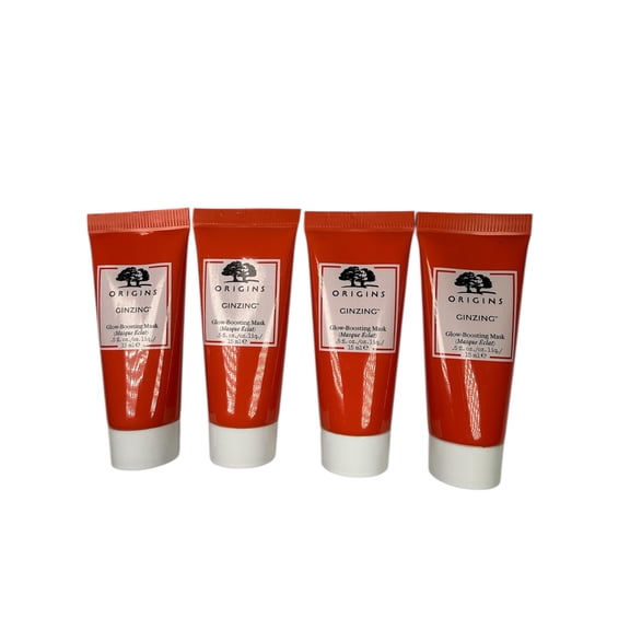 Origins Ginzing Glow-Boosting Mask 0.5 fl. oz / 15 ml 4 Pack