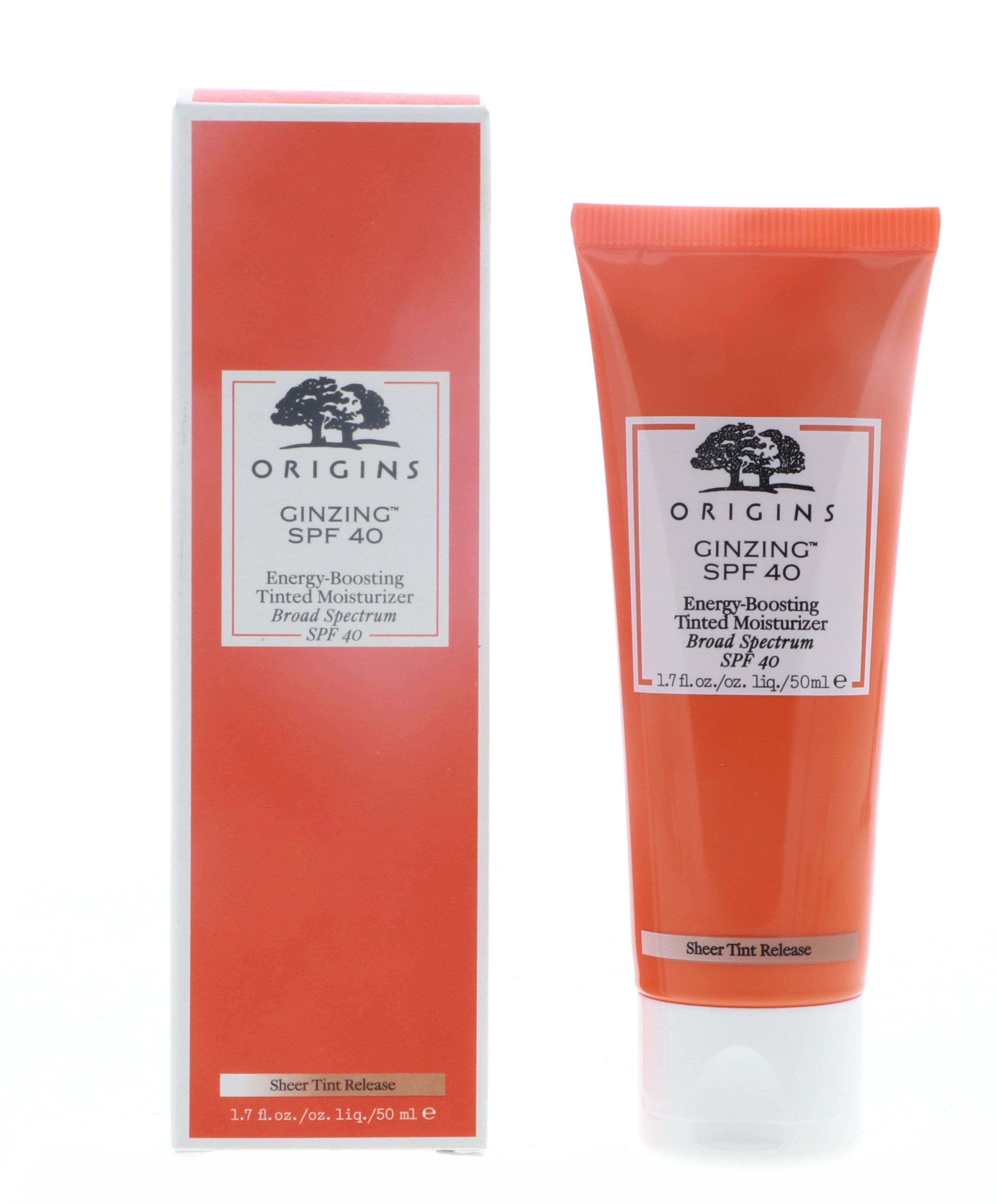Origins Ginzing SPF40 Energy-Boosting Tinted Moisturizer, 1.7 oz