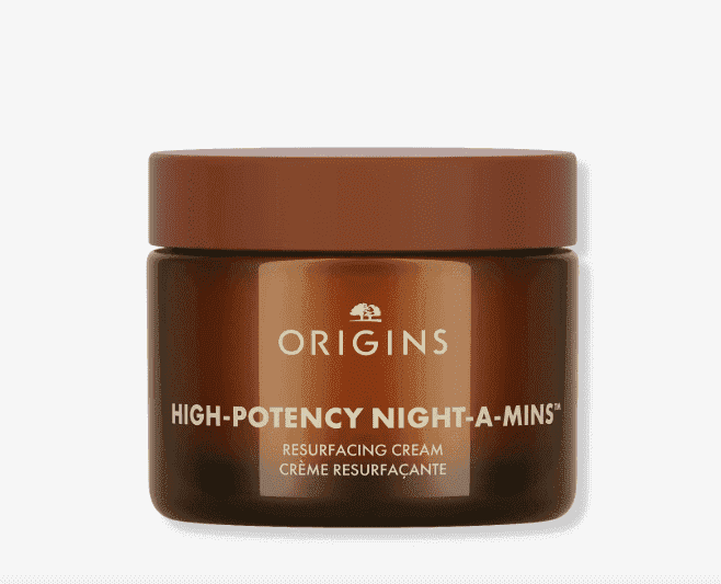 Origins High-Potency Night-A-Mins Oil-Free Resurfacing Gel Cream, Overnight Face Moisturizer, 1.7 oz / 50 mL