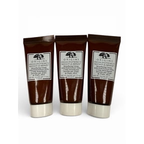 Origins High-Potency Night-A-Mins Resurfacing Cream with Fruit-Derived AHAs 0.5 fl. oz / 15 ml, Total 4 Pack