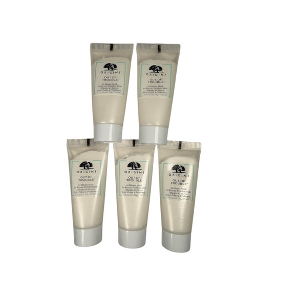 Origins Out of Trouble 10 Minutes Mask to Rescue Problem Skin 0.5 Ounce 5 Pack
