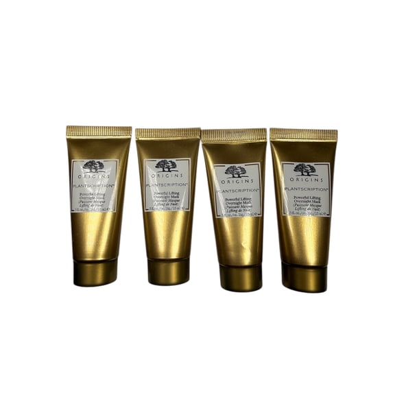 Origins Plantscription Powerful Lifting Overnight Mask 0.5 fl. oz / 15 ml, Total 4 Pack
