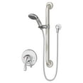 thumbnail image 1 of Origins Single Handle 1-Spray Hand Shower Trim with Secondary Volume Control in Polished Chrome - 1.5 GPM (Valve Not Included), 1 of 2