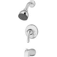 thumbnail image 1 of Origins Single Tri-Star Handle Tub and Shower Faucet in Chrome, 1.5 gpm, 1 of 1