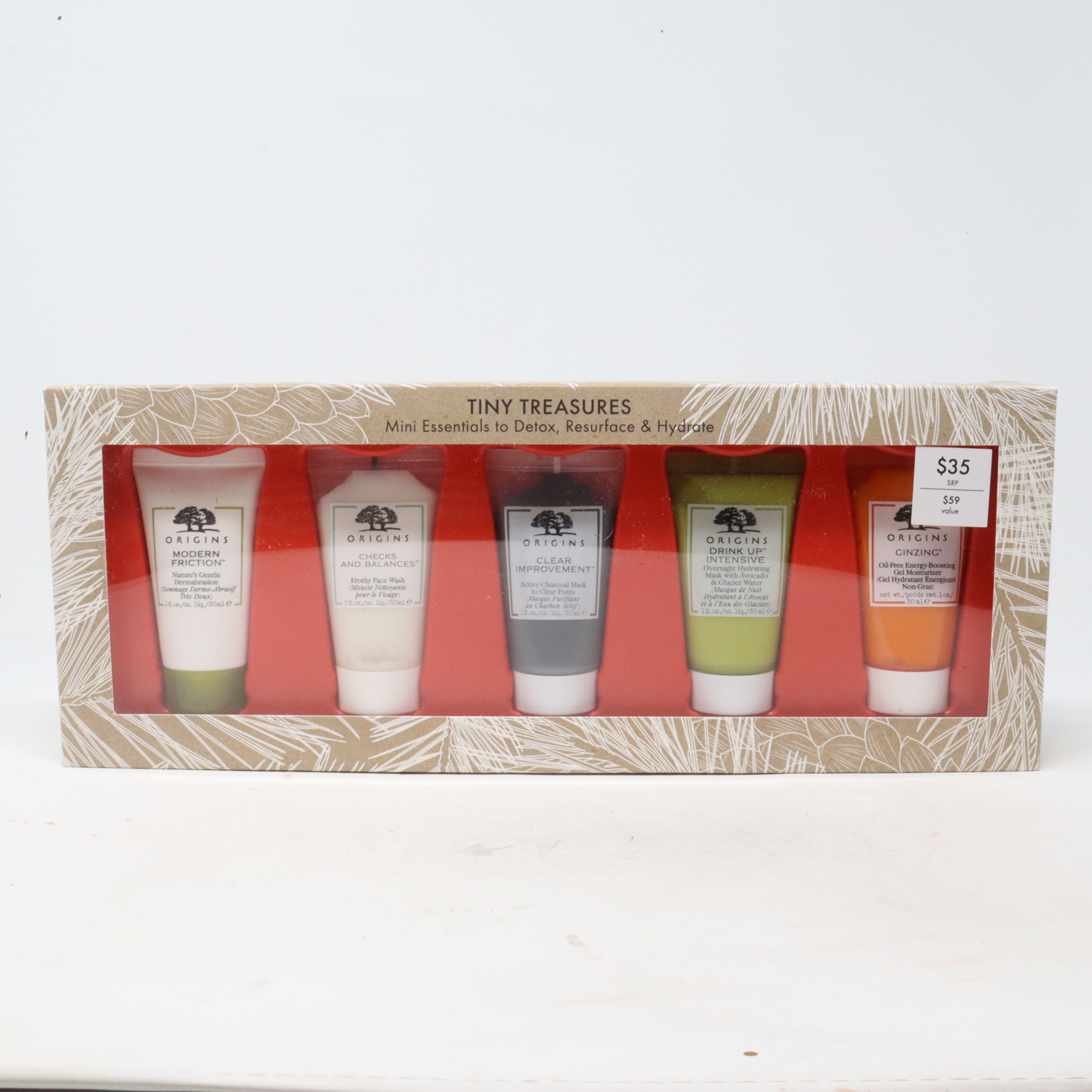 Origins Tiny Treasures Mini Essentials Skincare (5pc) Set