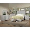 thumbnail image 1 of Origins by Alpine Aria Queen Panel Bed in Weathered Light Gray, 1 of 2