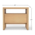 thumbnail image 1 of Origins by Alpine Contemporary Flo Nightstand, Natural, 1 of 8