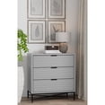 thumbnail image 1 of Origins by Alpine Milo 3 Drawer Small Chest in Light Slate Grey, 1 of 3