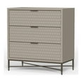 thumbnail image 1 of Origins by Alpine Milo 3 Drawer Small Chest in Taupe, 1 of 3