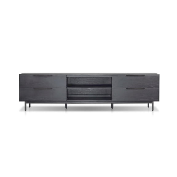 Origins by Alpine Modern Akira TV Console, Black