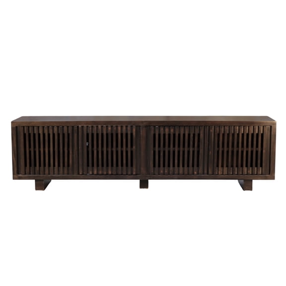 Origins by Alpine Nara 80" TV Console - Dark Walnut
