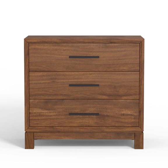 Origins by Alpine Nova 3 Drawer Small Chest in Honey Maple (Brown)