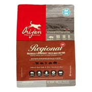 Orijen Regional Red Biologically Appropriate Grain-Free Beef, Wild Boar & Lamb Freeze Dried Dog Food, 16 oz