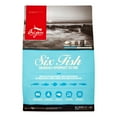 thumbnail image 1 of Orijen Six Fish Biologically Appropriate Fresh Fish & Sea Vegetables Dry Cat Food, 4 lb, 1 of 4