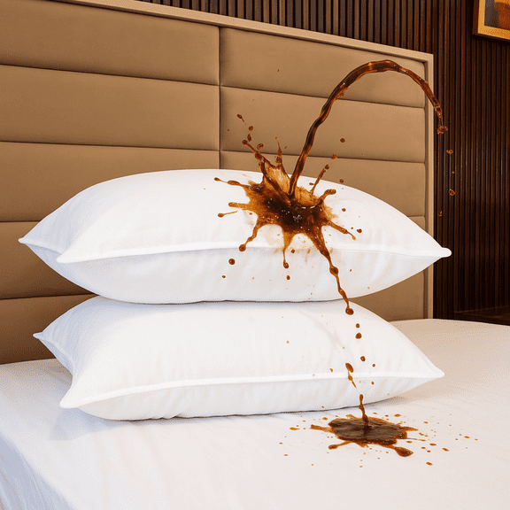 Orimono Elegance Waterproof Pillow Protectors (Pack of 2) – king Size – Soft Terry   TPU, Hypoallergenic & Zippered