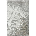 thumbnail image 1 of Orin Modern Metallic Fluid Rug, Silver/Ivory Bone, 12ft x 15ft Area Rug, 1 of 7