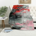 thumbnail image 1 of Orinice Abstract Brush Strokes Warm Lightweight Blanket Soft Fleece Throw Blanket for All Seasons - Cow Gifts Blanket, Long-Lasting Plush Blankets 60x80in, 1 of 6