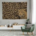thumbnail image 1 of Orinice  Animal Leopard Print Tapestries Not Fade Wall Tapestry Proud Wall Art For Living Room Decoration 60in*40in 60x40in, 1 of 7