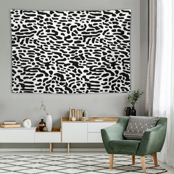 Orinice Animal Print Tapestry,Savannah Themed Monochrome,Tapestries for Bedroom Aesthetic Tapastry's Wall Hanging Wall Tapestry for Living Room Dorm,White Grey - 60x40 Inch 60x40in