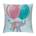 thumbnail image 1 of Orinice Balloons Graphic Decorative Men Women Boy Girl Room Cushion Throw Pillow Cover for Home Couch Living Room Bed Sofa Pillowcase 18x18in, 1 of 5