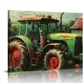 thumbnail image 1 of Orinice Barn Red Roof Sots Art Fine Art Aesthetic Wall Painting for Classroom Kitchen Office Farmhouse Bathroom Room Decor Pictures Wall Art Painting Canvas Print Living Room Bedroom Home, 1 of 6