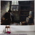 thumbnail image 1 of Orinice Barrels Window Person Tapestry Wall Hanging Unique Style Graphic Tapestries Home Decor 40x30inch, 1 of 6