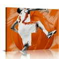 thumbnail image 1 of Orinice Basketball Player Fine Art Aesthetic Poster Print Wall Painting for Classroom Kitchen Office Farmhouse Bathroom Room Decor Pictures Canvas Wall Art Living Room Bedroom Home Office Wall, 1 of 6