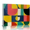 thumbnail image 1 of Orinice Bauhaus-Inspired Abstract Wall Art - UNFRAMED Print - Geometric, Mid Century Modern, Minimal Wall Decor Poster  20x16in, 1 of 6