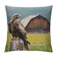 thumbnail image 1 of Orinice Bird Barn Post Graphic Decorative Cotton Linen Throw Pillow Cover for Home Decor Printed on Both Sides 1PC 18x18in, 1 of 5