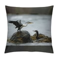 thumbnail image 1 of Orinice Bird Graphic Decorative Cushion Throw Pillow Cover for Home Couch Living Room Bed Sofa 12x12in, 1 of 5