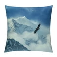 thumbnail image 1 of Orinice Bird Sky Mountain Graphic Decorative Throw Pillow Cover for Home Couch Living Room Bed Sofa, Zipper Closure, 1PC 18x18in, 1 of 5