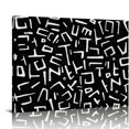 thumbnail image 1 of Orinice Black Arts Movement Fine Art Aesthetic Poster & Print Wall Painting for Classroom Kitchen Office Farmhouse Bathroom Room Decor Pictures Wall Art Painting Print On Canvas Living Room, 1 of 6