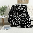 thumbnail image 1 of Orinice Black Arts Movement Warm Lightweight Blanket Soft Fleece Blankets Throw Blanket for All Seasons - Cow Gifts Blanket All Seasons Throw Blanket for Living Rooms Sofa Decor 40x50in, 1 of 6