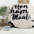 thumbnail image 1 of Orinice Black Cat Warm Lightweight Blanket Soft Fleece Throw Blanket for All Seasons - Decorative Cow Gifts Blanket, Soft Plush Blankets for Mother's Day 50x60in, 1 of 6