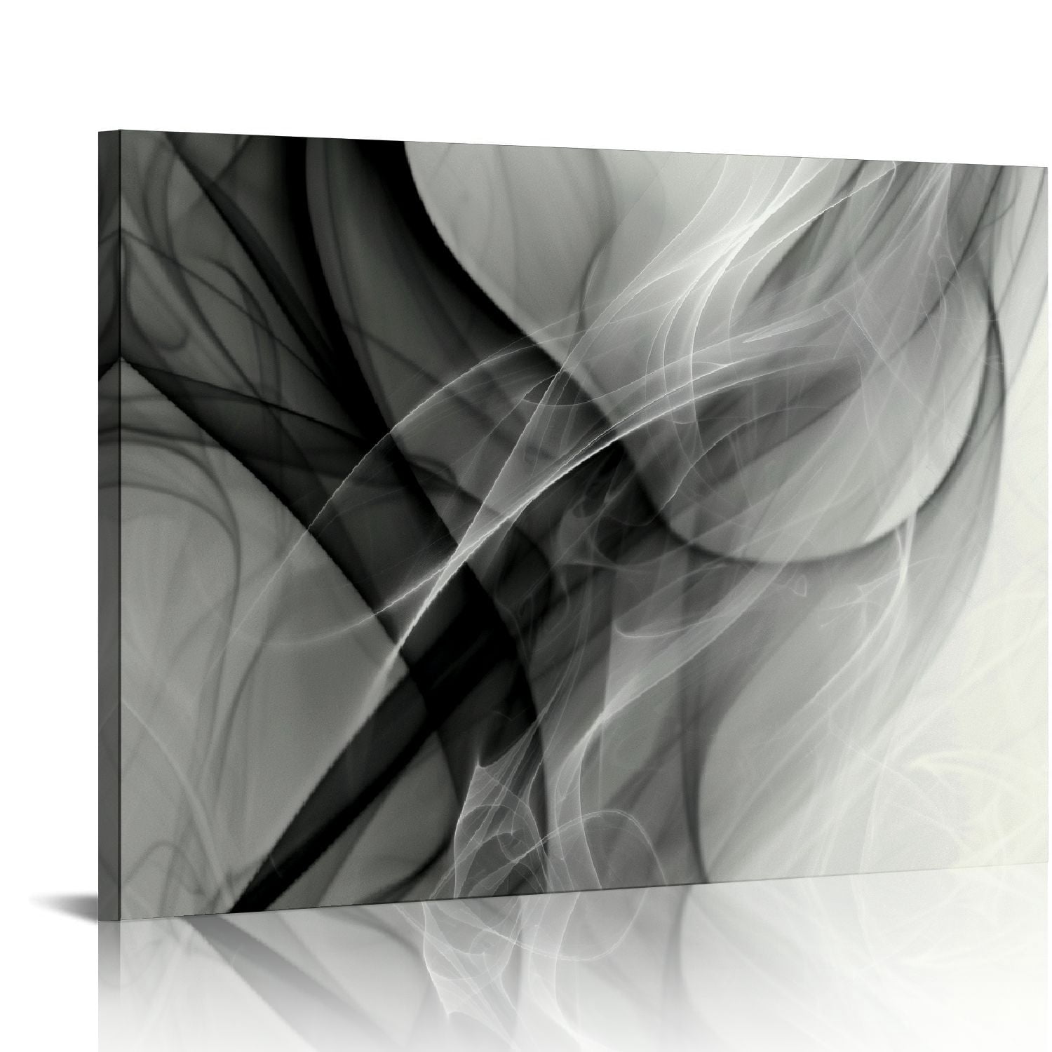Orinice Black and White Abstract Line Art Canvas Print Painting Modern ...