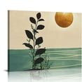 thumbnail image 1 of Orinice Bohemian sunshine eucalyptus, canvas wall artwork print, aesthetic nature mural bathroom office bedroom décor 16x12in, 1 of 6
