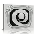 thumbnail image 1 of Orinice  Boho Abstract Wall Art - Unframed  Minimalist Art Prints, Mid Century Modern Wall Decor for Living Room, Aesthetic Drawing Line Sun  for Bedroom Office, Black and White 20x16in, 1 of 6