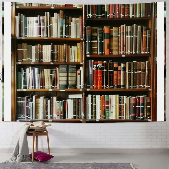 Orinice Books Tapestry Wall Hanging Unique Style Graphic Tapestries Home Wall Decor Art for Living Room Bedroom Apartment Farmhouse Dorm 40x30inch