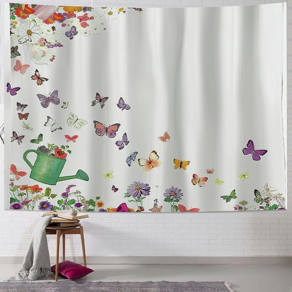 Orinice Butterflies Tapestry Wall Hanging Unique Style Graphic Tapestries Home Wall Decor Art for Living Room Bedroom Apartment Farmhouse Dorm 40x30inch