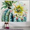thumbnail image 1 of Orinice Cactus Flower Tapestry Wall Hanging Unique Style Graphic Tapestries Home Wall Decor Art for Living Room Bedroom Apartment Farmhouse Dorm 50x40inch, 1 of 6