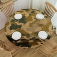 thumbnail image 1 of Orinice Camouflage Pattern Round Table Cover Stain Resistant Washable Indoor Outdoor Tablecloth Kitchen Dining Wedding Parties 100% Polyester Fiber 31-35, 1 of 8