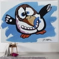 thumbnail image 1 of Orinice Cartoon Character Tapestry Wall Hanging Unique Style Graphic Tapestries for Home Wall Decor Art Living Room Bedroom Dorm Farmhouse Apartment 40x60inch, 1 of 6