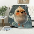 thumbnail image 1 of Orinice Chick Blanket, Fluffy Blanket, Super Warm &amp; Soft Throw Blanket, Blanket As Sofa Cushion, Bedspread Or Living Room Blanket  50x60in, 1 of 6