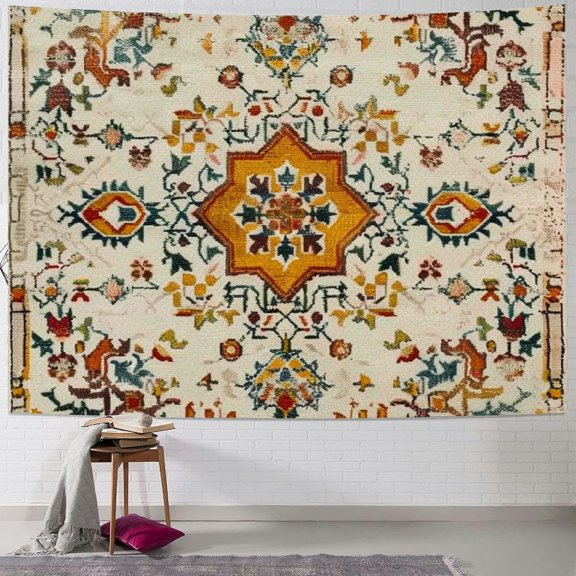 Orinice Colorful Design Rug Tapestry Wall Hanging Unique Style for Home Decor - Graphic Tapestries for Living Room Bedroom Apartment Farmhouse Dorm 40x60inch