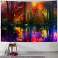 thumbnail image 1 of Orinice Colorful Forest Tapestry Wall Hanging Unique Style Graphic Tapestries Home Wall Decor Art for Living Room Bedroom Apartment Farmhouse Dorm 60x50inch, 1 of 6